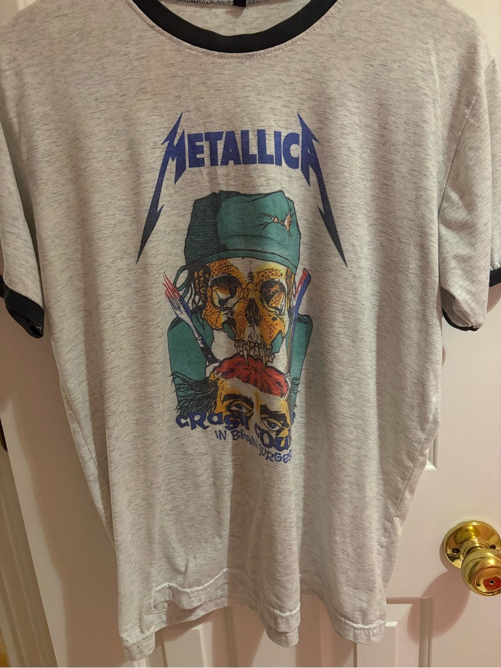 Vintage Metallica Ringer Tee L